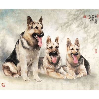 义犬图