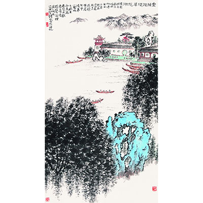 莫愁湖山水