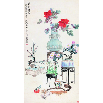 岁朝清供