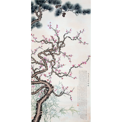 冬至九九梅花图