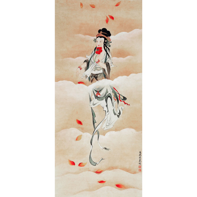莲花观音像