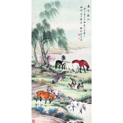 春郊散牧
