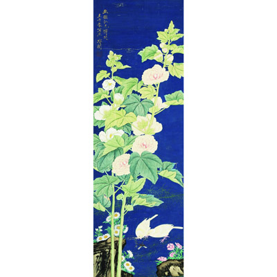芙蓉双禽