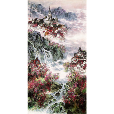 天地红霞