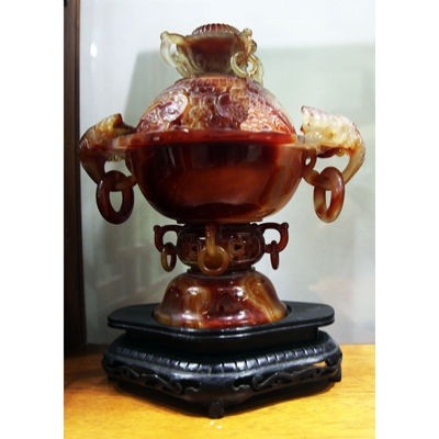 玛瑙 香薰炉