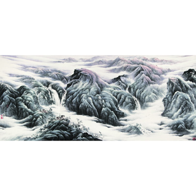 峡谷云涛
