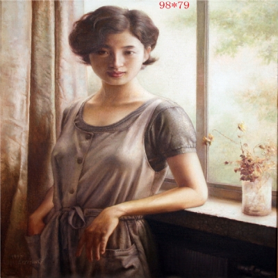 依窗的女孩